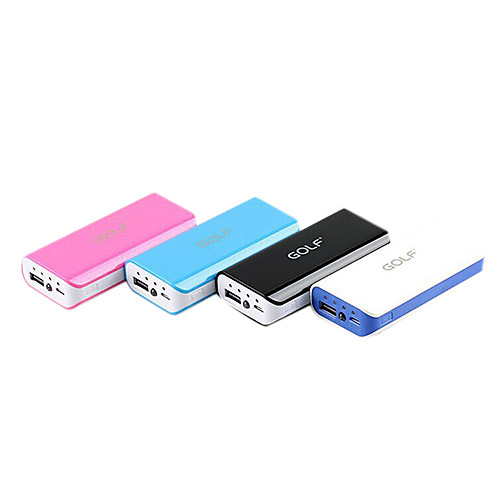 гольф GF-802 5200 светодиодное освещение Mini USB внешний аккумулятор для iphone6 / 6plus / 5s Самсунг S4 и других мобильных устройств