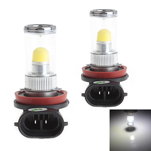 HJ 9005 8W 700LM 6000-6500K 1x3d светодиодный Белый свет лампы для автомобилей противотуманным фонарем (12-24В, 2 шт)