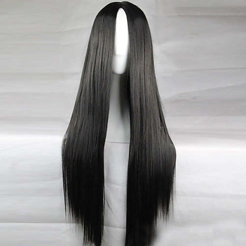Synthetic Wig Straight Kardashian Style Asymmetrical Capless Wig Black Black Synthetic Hair 28 inch Women's Natural Hairline Black Wig Long Cosplay Wig
Synthetic Wig Straight Kardashian Style Asymmetrical Capless Wig Black Black Synthetic Hair 28 inch Women's Natural Hairline Black Wig Long Cosplay Wig