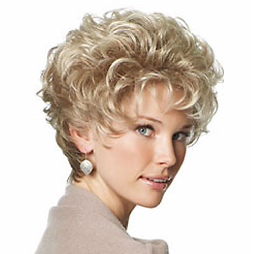 Парики из искусственных волос Жен. Кудрявый / Kinky Curly Блондинка С чёлкой Искусственные волосы 8 дюймовый С Bangs Блондинка Парик Короткие Светло-русый StrongBeauty
Парики из искусственных волос Жен. Кудрявый / Kinky Curly Блондинка С чёлкой Искусственные волосы 8 дюймовый С Bangs Блондинка Парик Короткие Светло-русый StrongBeauty