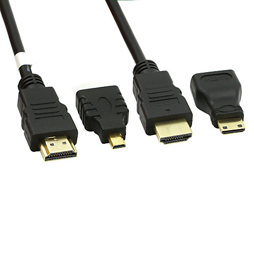 1,5 HDMI мужчина к мужчине HDMI Женский к Micro HDMI мужчин HDMI Женский к Mini HDMI переходник мужской комплект кабеля
1,5 HDMI мужчина к мужчине HDMI Женский к Micro HDMI мужчин HDMI Женский к Mini HDMI переходник мужской комплект кабеля