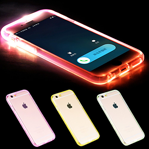 Кейс для Назначение Apple iPhone 6 Plus / iPhone 6 Мигающая LED подсветка / Прозрачный Кейс на заднюю панель Однотонный Мягкий ТПУ для iPhone 6s Plus / iPhone 6s / iPhone 6 Plus
Кейс для Назначение Apple iPhone 6 Plus / iPhone 6 Мигающая LED подсветка / Прозрачный Кейс на заднюю панель Однотонный Мягкий ТПУ для iPhone 6s Plus / iPhone 6s / iPhone 6 Plus