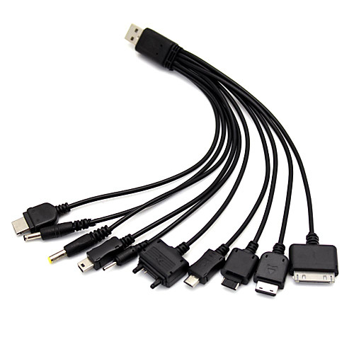 10 in 1 Universal Durable Multi USB Cable Car Charger for Mobile Phone Samsung HTC Apple LG
10 in 1 Universal Durable Multi USB Cable Car Charger for Mobile Phone Samsung HTC Apple LG