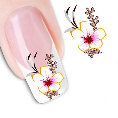 1 pcs 3D Nail Stickers Water Transfer Sticker nail art Manicure Pedicure Flower / Abstract / Fashion Daily
1 pcs 3D Nail Stickers Water Transfer Sticker nail art Manicure Pedicure Flower / Abstract / Fashion Daily