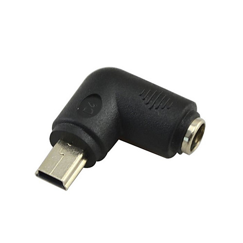 Mini USB 5pin мужчины к разъему питания постоянного тока 5.5 2.1mm заряда Adpter прямоугольного типа 90 градусов
Mini USB 5pin мужчины к разъему питания постоянного тока 5.5 2.1mm заряда Adpter прямоугольного типа 90 градусов