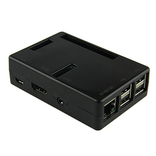 

ABS кейс / ящик для Raspberry Pi 2 модели б& Raspberry Pi B - черный