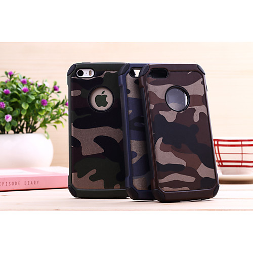 Case For iPhone 5 / Apple iPhone 5 Case Shockproof Back Cover Solid Colored / Camouflage Hard PC for iPhone SE / 5s / iPhone 5
Case For iPhone 5 / Apple iPhone 5 Case Shockproof Back Cover Solid Colored / Camouflage Hard PC for iPhone SE / 5s / iPhone 5