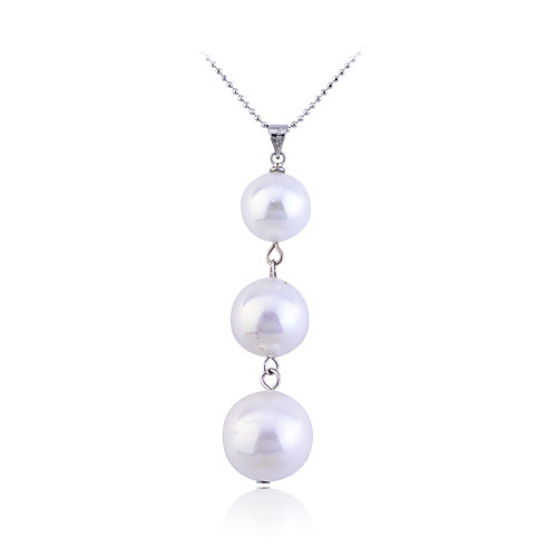 Women's Pendant Necklace Pearl Silver Plated White Black Yellow Necklace Jewelry For Party Daily Casual
Women's Pendant Necklace Pearl Silver Plated White Black Yellow Necklace Jewelry For Party Daily Casual