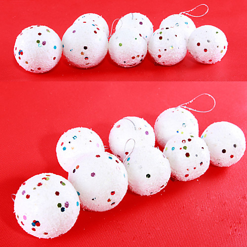 12шт / комплект 4-6 см / 1,6-2,4 ""елочные украшения висит Bubles пена снежный ком партии фестиваль Xmas украшения
12шт / комплект 4-6 см / 1,6-2,4 ""елочные украшения висит Bubles пена снежный ком партии фестиваль Xmas украшения