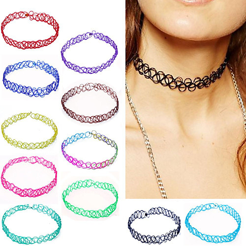 Women's Choker Necklace Gothic Jewelry Resin Cheap Ladies Fashion Rose Light Blue Rainbow Necklace Jewelry For Daily Casual Sports
Women's Choker Necklace Gothic Jewelry Resin Cheap Ladies Fashion Rose Light Blue Rainbow Necklace Jewelry For Daily Casual Sports