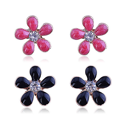 Women's Crystal Stud Earrings Earrings Set Flower Luxury Crystal Gold Plated Imitation Diamond Earrings Jewelry Black / Orange / Blue For Party Daily Casual
Women's Crystal Stud Earrings Earrings Set Flower Luxury Crystal Gold Plated Imitation Diamond Earrings Jewelry Black / Orange / Blue For Party Daily Casual