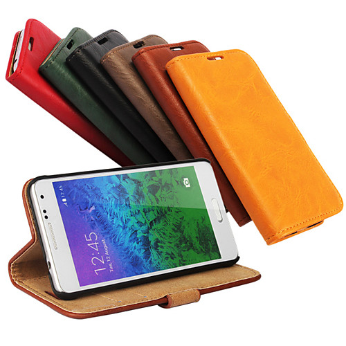 DE JI Кейс для Назначение SSamsung Galaxy Кейс для Samsung Galaxy Кошелек / Бумажник для карт / со стендом Чехол Однотонный Кожа PU для Alpha
DE JI Кейс для Назначение SSamsung Galaxy Кейс для Samsung Galaxy Кошелек / Бумажник для карт / со стендом Чехол Однотонный Кожа PU для Alpha