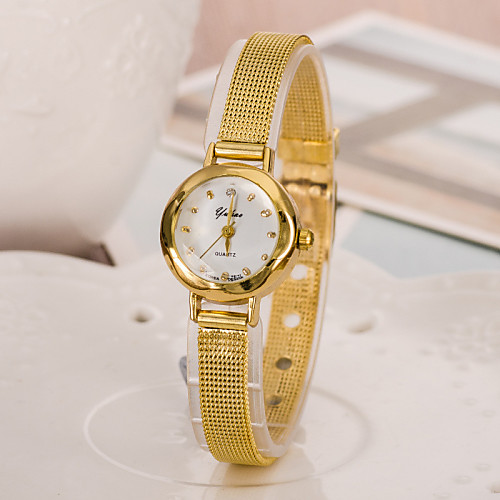 Women's Luxury Watches Fashion Watch Gold Watch Japanese Quartz Gold 30 m Casual Watch Analog Ladies Elegant - Golden Two Years Battery Life
Women's Luxury Watches Fashion Watch Gold Watch Japanese Quartz Gold 30 m Casual Watch Analog Ladies Elegant - Golden Two Years Battery Life