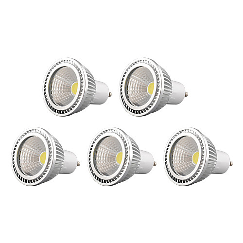 450 lm GU10 Точечное LED освещение 1 Светодиодные бусины COB Диммируемая Тёплый белый Холодный белый Естественный белый 220-240 V 110-130 V / 5 шт. / RoHs
450 lm GU10 Точечное LED освещение 1 Светодиодные бусины COB Диммируемая Тёплый белый Холодный белый Естественный белый 220-240 V 110-130 V / 5 шт. / RoHs