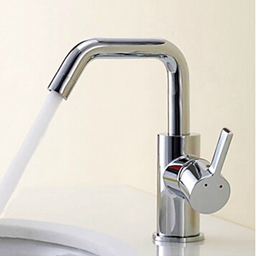 Contemporary Deck Mounted Ceramic Valve Single Handle One Hole Chrome, Bathroom Sink Faucet
Contemporary Deck Mounted Ceramic Valve Single Handle One Hole Chrome, Bathroom Sink Faucet