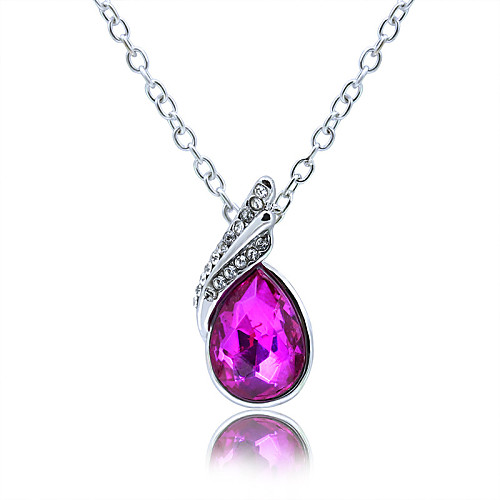 Women's Crystal Pendant Necklace faceter Leaf Luxury Fashion Crystal Imitation Diamond Austria Crystal Red Green Blue Necklace Jewelry For Wedding Party Daily Casual
Women's Crystal Pendant Necklace faceter Leaf Luxury Fashion Crystal Imitation Diamond Austria Crystal Red Green Blue Necklace Jewelry For Wedding Party Daily Casual