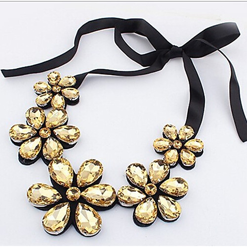 Women's Crystal Citrine Statement Necklace Flower Mother Daughter Flower Ladies Leather Alloy Gold Rainbow Necklace Jewelry For Party
Women's Crystal Citrine Statement Necklace Flower Mother Daughter Flower Ladies Leather Alloy Gold Rainbow Necklace Jewelry For Party