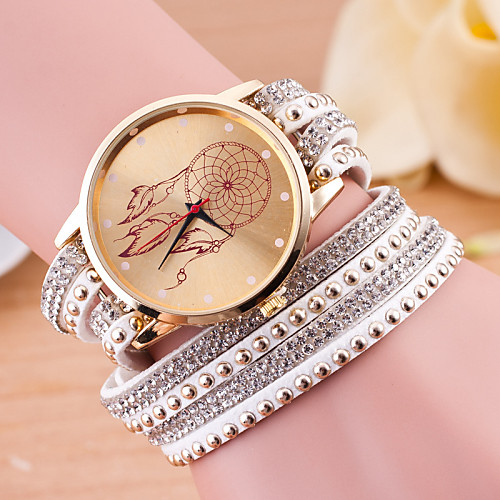 Women's Bracelet Watch Quartz Leather Black / White / Blue Casual Watch Analog Ladies Charm Fashion - Pink Light Blue Khaki One Year Battery Life / Tianqiu 377
Women's Bracelet Watch Quartz Leather Black / White / Blue Casual Watch Analog Ladies Charm Fashion - Pink Light Blue Khaki One Year Battery Life / Tianqiu 377