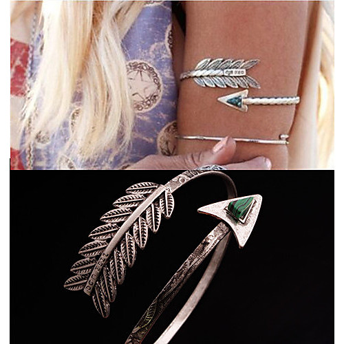 Turquoise Armband Bracelet Turquoise Feather, Peacock, Arrow Ladies, Unique Design, Vintage, Party, Casual Women's / Unisex Silver Body Jewelry For Party / Daily / Casual / Beach
Turquoise Armband Bracelet Turquoise Feather, Peacock, Arrow Ladies, Unique Design, Vintage, Party, Casual Women's / Unisex Silver Body Jewelry For Party / Daily / Casual / Beach