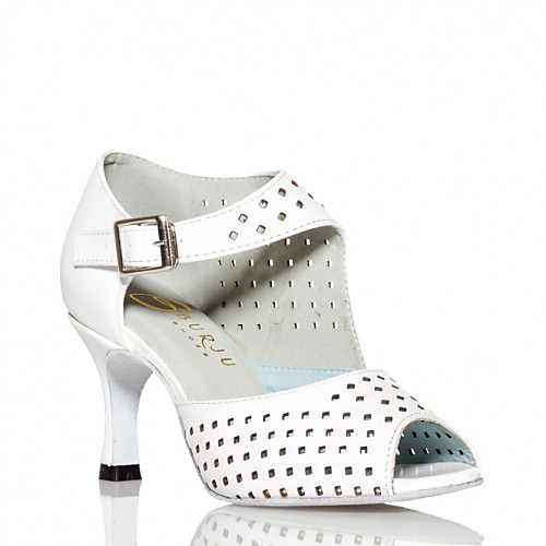 Women's Dance Shoes Faux Leather Latin Shoes Buckle Sandal Cuban Heel Customizable White / Black / Performance
Women's Dance Shoes Faux Leather Latin Shoes Buckle Sandal Cuban Heel Customizable White / Black / Performance