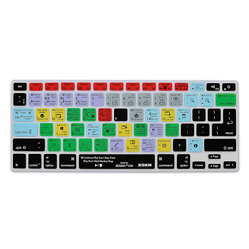 xskn Ableton Live 9 ярлыков силиконовая клавиатура кожи для Macbook Air 13, Macbook Pro сетчатки 13/15/17, US / EU макета
xskn Ableton Live 9 ярлыков силиконовая клавиатура кожи для Macbook Air 13, Macbook Pro сетчатки 13/15/17, US / EU макета