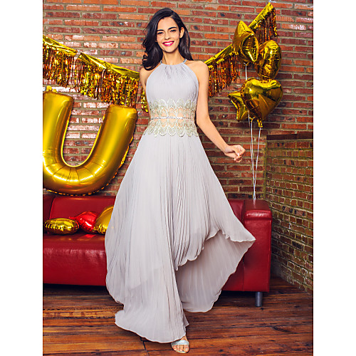 A-Line Illusion Neck Asymmetrical Chiffon See Through Prom / Formal Evening Dress with Beading / Draping by TS Couture
A-Line Illusion Neck Asymmetrical Chiffon See Through Prom / Formal Evening Dress with Beading / Draping by TS Couture