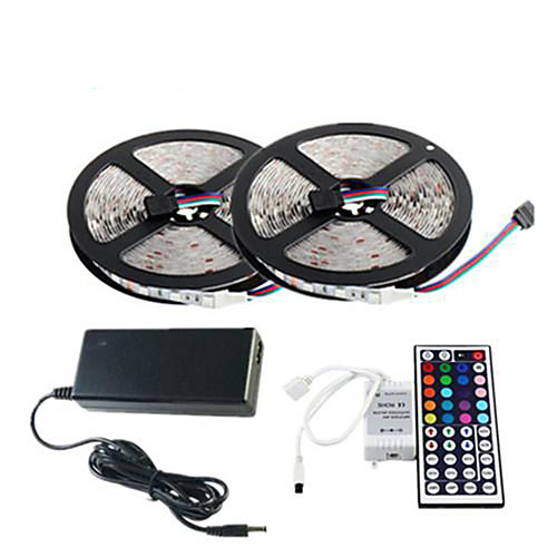 zzdm водонепроницаемый 2 × 5 м 150x5050 SMD RGB светодиодные полосы света и 44key пульт дистанционного управления (AC110-240V) от MiniInTheBox.com INT zzdm водонепроницаемый 2 × 5 м 150x5050 SMD RGB светодиодные полосы света и 44key пульт дистанционного управления (AC110-240V) от MiniInTheBox.com INT