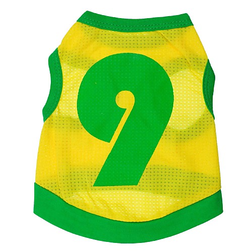 Cat Dog Shirt / T-Shirt Dog Clothes Letter & Number Black Yellow Red Terylene Costume For Spring & Fall Summer Men's Women's Fashion
Cat Dog Shirt / T-Shirt Dog Clothes Letter & Number Black Yellow Red Terylene Costume For Spring & Fall Summer Men's Women's Fashion
