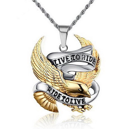 Men's Pendant Necklace Pendant Cross Eagle Animal Personalized Punk European Stainless Steel Gold Necklace Jewelry For Party Daily Casual
Men's Pendant Necklace Pendant Cross Eagle Animal Personalized Punk European Stainless Steel Gold Necklace Jewelry For Party Daily Casual