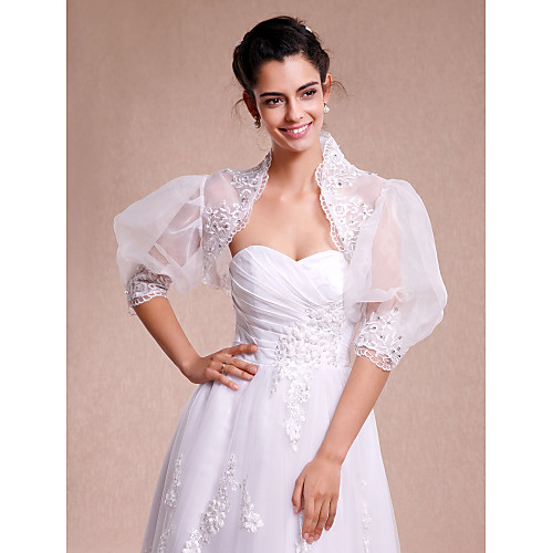 Lace / Organza Wedding / Party Evening / Casual Wedding Wraps With Lace Shrugs
Lace / Organza Wedding / Party Evening / Casual Wedding Wraps With Lace Shrugs