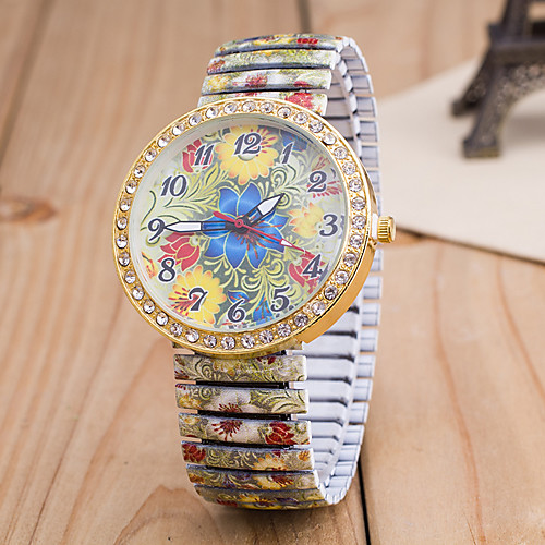 Women's Wrist Watch Quartz Multi-Colored Imitation Diamond Analog Ladies Flower Fashion - Green Blue Rainbow One Year Battery Life / Tianqiu 377
Women's Wrist Watch Quartz Multi-Colored Imitation Diamond Analog Ladies Flower Fashion - Green Blue Rainbow One Year Battery Life / Tianqiu 377