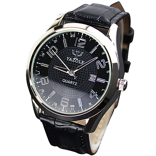 Men's Fashion Watch Wrist Watch Quartz Quilted PU Leather Black / Brown 30 m Casual Watch Cool Analog Black Brown
Men's Fashion Watch Wrist Watch Quartz Quilted PU Leather Black / Brown 30 m Casual Watch Cool Analog Black Brown