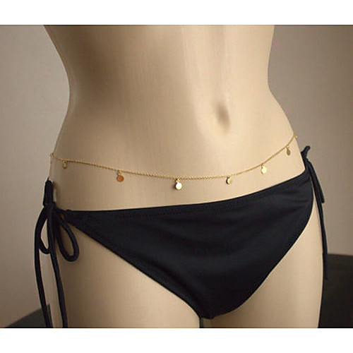 Цепочка для живота / Цепь Тела / Belly Chain кисточка, европейский, Мода Жен. Золотой Украшения для тела Назначение Повседневные
Цепочка для живота / Цепь Тела / Belly Chain кисточка, европейский, Мода Жен. Золотой Украшения для тела Назначение Повседневные