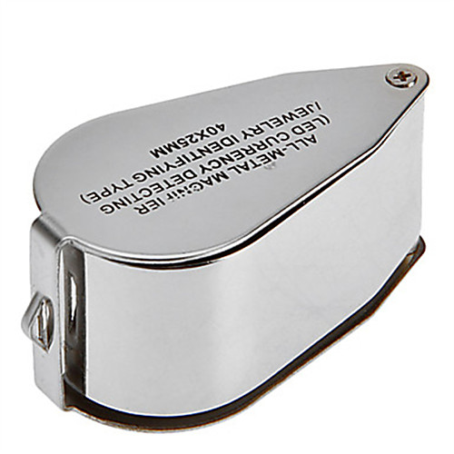 40X All-Metal High-resolution Magnifying Glass Magnifier Microscope With LED Currengy Detecting
40X All-Metal High-resolution Magnifying Glass Magnifier Microscope With LED Currengy Detecting