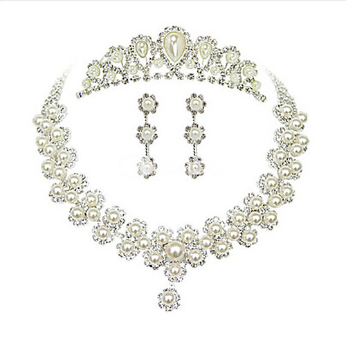 Жен. Комплект ювелирных изделий - Серебрянное покрытие Для вечеринки Включают Ожерелье / серьги Белый Назначение Свадьба Для вечеринок / Украшения для волос / Серьги / Ожерелья
Жен. Комплект ювелирных изделий - Серебрянное покрытие Для вечеринки Включают Ожерелье / серьги Белый Назначение Свадьба Для вечеринок / Украшения для волос / Серьги / Ожерелья