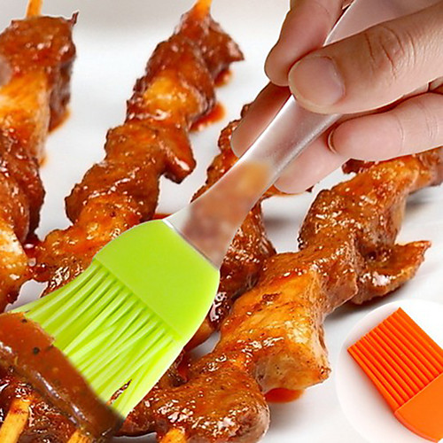 Heat Resisting Silicone BBQ Basting Oil Brush High Temperature Resistant Cleaning Barbecue Baking Cooking Tool 1Pcs
Heat Resisting Silicone BBQ Basting Oil Brush High Temperature Resistant Cleaning Barbecue Baking Cooking Tool 1Pcs