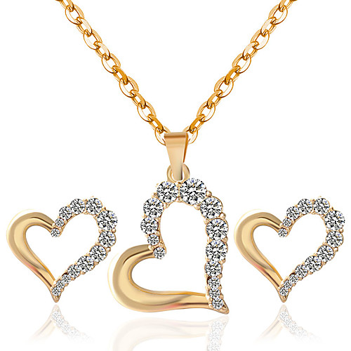 Women's Necklace / Earrings Earrings Jewelry Gold For Wedding Party Daily Casual
Women's Necklace / Earrings Earrings Jewelry Gold For Wedding Party Daily Casual