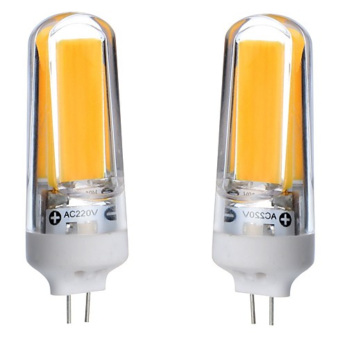 2pcs 3W 300-350lm G4 Двухштырьковые LED лампы T 1 Светодиодные бусины COB Диммируемая Водонепроницаемый Декоративная Тёплый белый
2pcs 3W 300-350lm G4 Двухштырьковые LED лампы T 1 Светодиодные бусины COB Диммируемая Водонепроницаемый Декоративная Тёплый белый