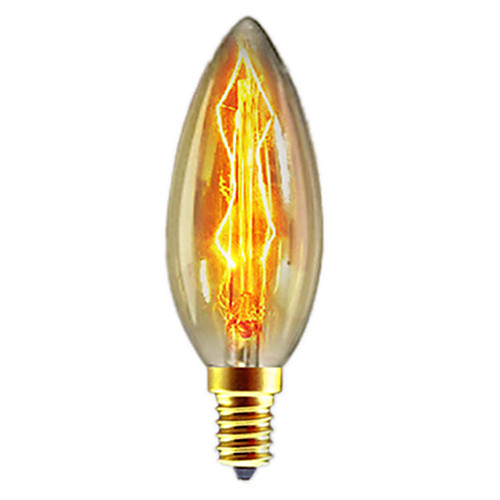 1pc 40W E14 C35 Warm White 2300k Retro / Dimmable / Decorative Incandescent Vintage Edison Light Bulb 220-240V
1pc 40W E14 C35 Warm White 2300k Retro / Dimmable / Decorative Incandescent Vintage Edison Light Bulb 220-240V