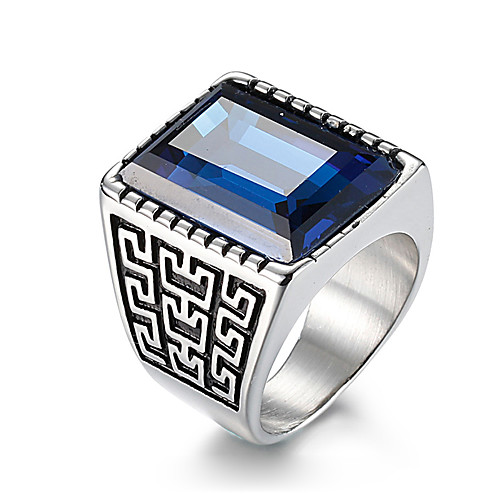 Men's Statement Ring Signet Ring Sapphire Red Green Blue Synthetic Gemstones Titanium Steel Personalized Vintage Fashion Daily Casual Jewelry Solitaire Emerald Cut
Men's Statement Ring Signet Ring Sapphire Red Green Blue Synthetic Gemstones Titanium Steel Personalized Vintage Fashion Daily Casual Jewelry Solitaire Emerald Cut