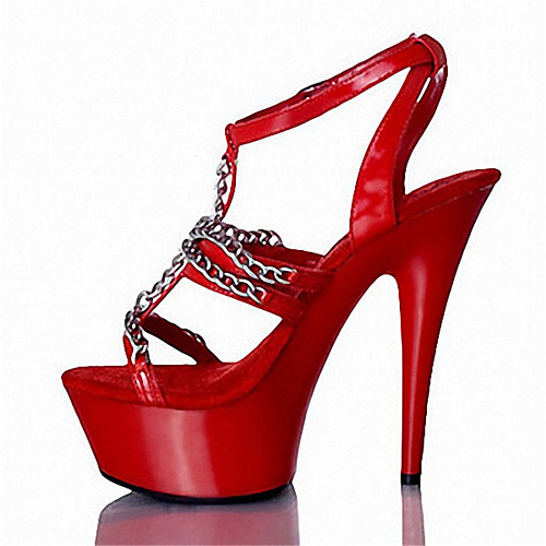 Women's Sandals Cross-Strap Sandals Stiletto Heel / Platform Buckle Patent Leather / Customized Materials Club Shoes Summer / Fall White / Silver / Red / Party & Evening / Party & Evening / EU36
Women's Sandals Cross-Strap Sandals Stiletto Heel / Platform Buckle Patent Leather / Customized Materials Club Shoes Summer / Fall White / Silver / Red / Party & Evening / Party & Evening / EU36