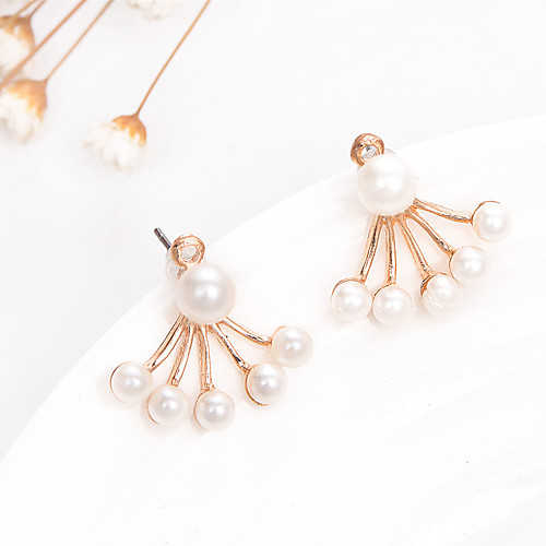 Women's Drop Earrings Pearl Gold Plated Earrings Fashion Jewelry White For Wedding Party Casual 1pc
Women's Drop Earrings Pearl Gold Plated Earrings Fashion Jewelry White For Wedding Party Casual 1pc