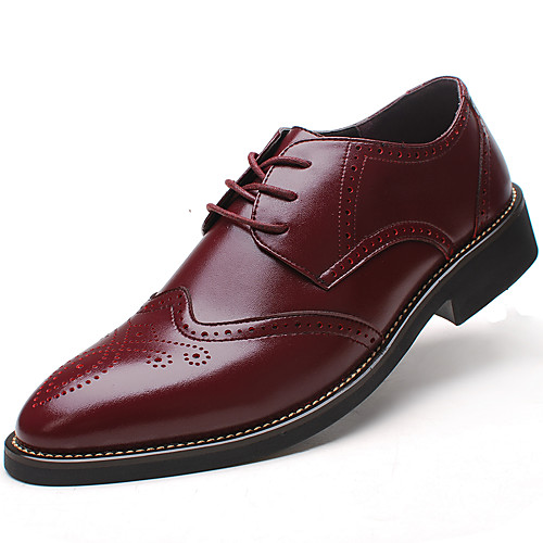 Men's Formal Shoes Leather Spring / Fall Business Oxfords Slip Resistant Black / Burgundy / Brown / Wedding / Party & Evening / Block Heel / Lace-up / Party & Evening
Men's Formal Shoes Leather Spring / Fall Business Oxfords Slip Resistant Black / Burgundy / Brown / Wedding / Party & Evening / Block Heel / Lace-up / Party & Evening
