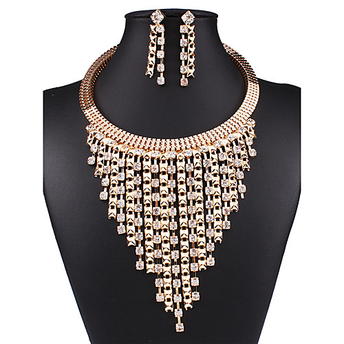 Women's Jewelry Set Statement, Ladies, Vintage, European, Fashion Include Necklace / Earrings Gold For Wedding Party Daily Casual Work
Women's Jewelry Set Statement, Ladies, Vintage, European, Fashion Include Necklace / Earrings Gold For Wedding Party Daily Casual Work
