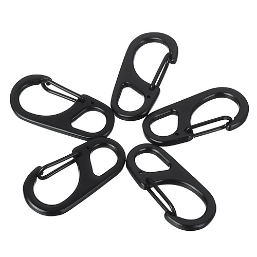 Carabiner Buckle Multitools Pocket Multi Function Convenient Alloy Hiking Climbing Camping 5 pcs Black Silver
Carabiner Buckle Multitools Pocket Multi Function Convenient Alloy Hiking Climbing Camping 5 pcs Black Silver