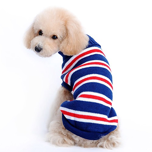 Cat Dog Costume Coat Sweater Winter Dog Clothes Red Blue Costume Acrylic Fibers Polar Fleece Stripes Cosplay Birthday Holiday XS S M L XL XXL
Cat Dog Costume Coat Sweater Winter Dog Clothes Red Blue Costume Acrylic Fibers Polar Fleece Stripes Cosplay Birthday Holiday XS S M L XL XXL