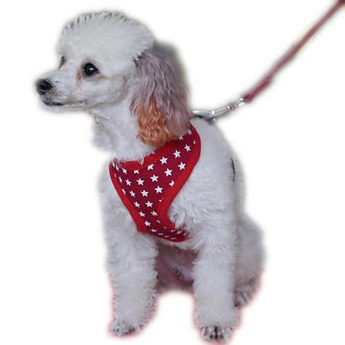 Dog Harness Leash Breathable Adjustable / Retractable Soft Solid Colored Fabric Mesh Red Blue Pink
Dog Harness Leash Breathable Adjustable / Retractable Soft Solid Colored Fabric Mesh Red Blue Pink
