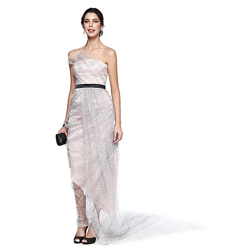A-Line Strapless Ankle Length Lace / Satin / Sequined Celebrity Style Formal Evening Dress with Pick Up Skirt / Side Draping by TS Couture
A-Line Strapless Ankle Length Lace / Satin / Sequined Celebrity Style Formal Evening Dress with Pick Up Skirt / Side Draping by TS Couture