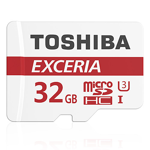 Toshiba 32 Гб Карточка TF Micro SD карты карта памяти UHS-I U3 Class10 EXCERIA ov 64gb micro sd карты памяти карты class10 мобильный телефон карточки памяти