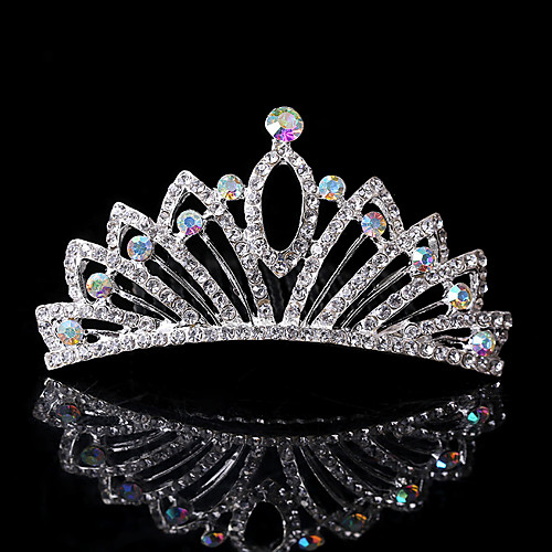 Rhinestone Tiaras / Hair Combs / Headwear with Floral 1pc Wedding / Special Occasion / Casual Headpiece
Rhinestone Tiaras / Hair Combs / Headwear with Floral 1pc Wedding / Special Occasion / Casual Headpiece